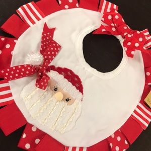 Newborn Santa Clause Bib